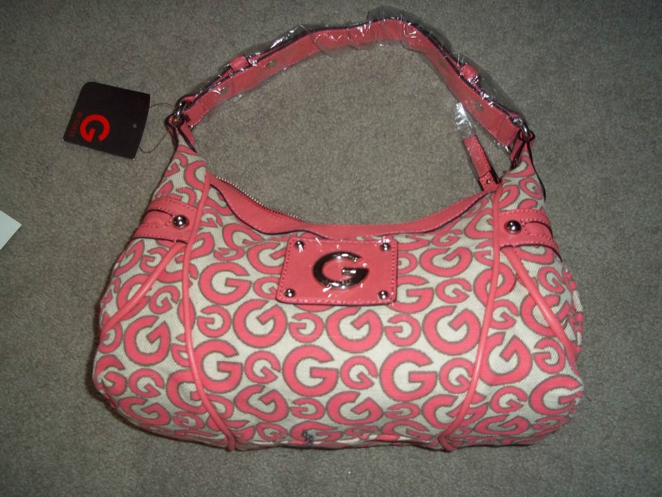 BY GUESS KACEY TOP ZIP BAG PINK AUTHENTIC NWT/  