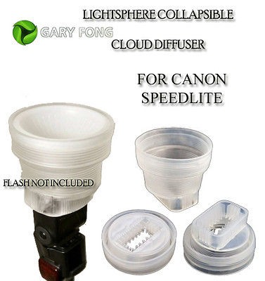 Gary Fong lightsphere CLOUD Collapsible FOR CANON 580EX II 430EX II 