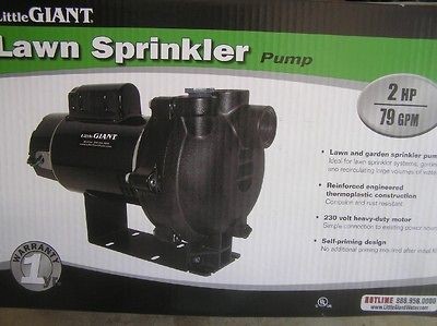 5X) LITTLE GIANT LS20P LAWN SPRINKLER & GARDEN IRRIGATION PUMP