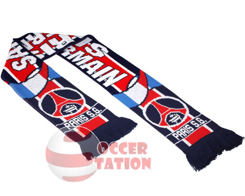 PARIS SAINT GERMAIN FOOTBALL CLUB SCARF   PSG Paris SG