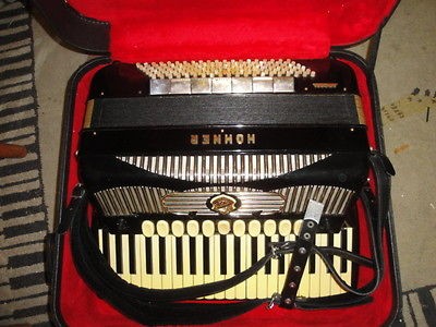 1956 Hohner Arcari Gola Double Tone Chamber LMMH Accordion Akkordeon 