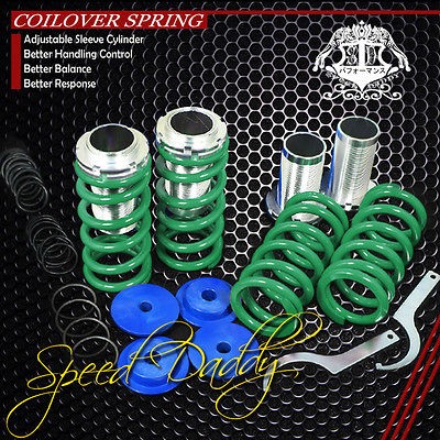   SUSPENSIONC OILOVER 0 3SPRING KIT 88 91 HONDA CRX CR X D15 D16 GREEN