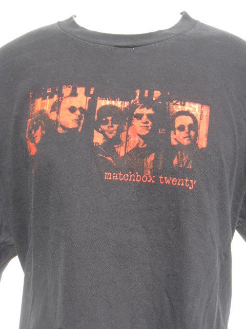 vtg Matchbox Twenty 20 2 sided Mad Season Concert Tour 2001 tee T 