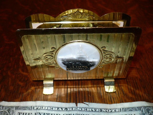   NAPKIN HOLDER US CAPITOL WASHINGTON DC, HOUSE BLESSING PRAYER