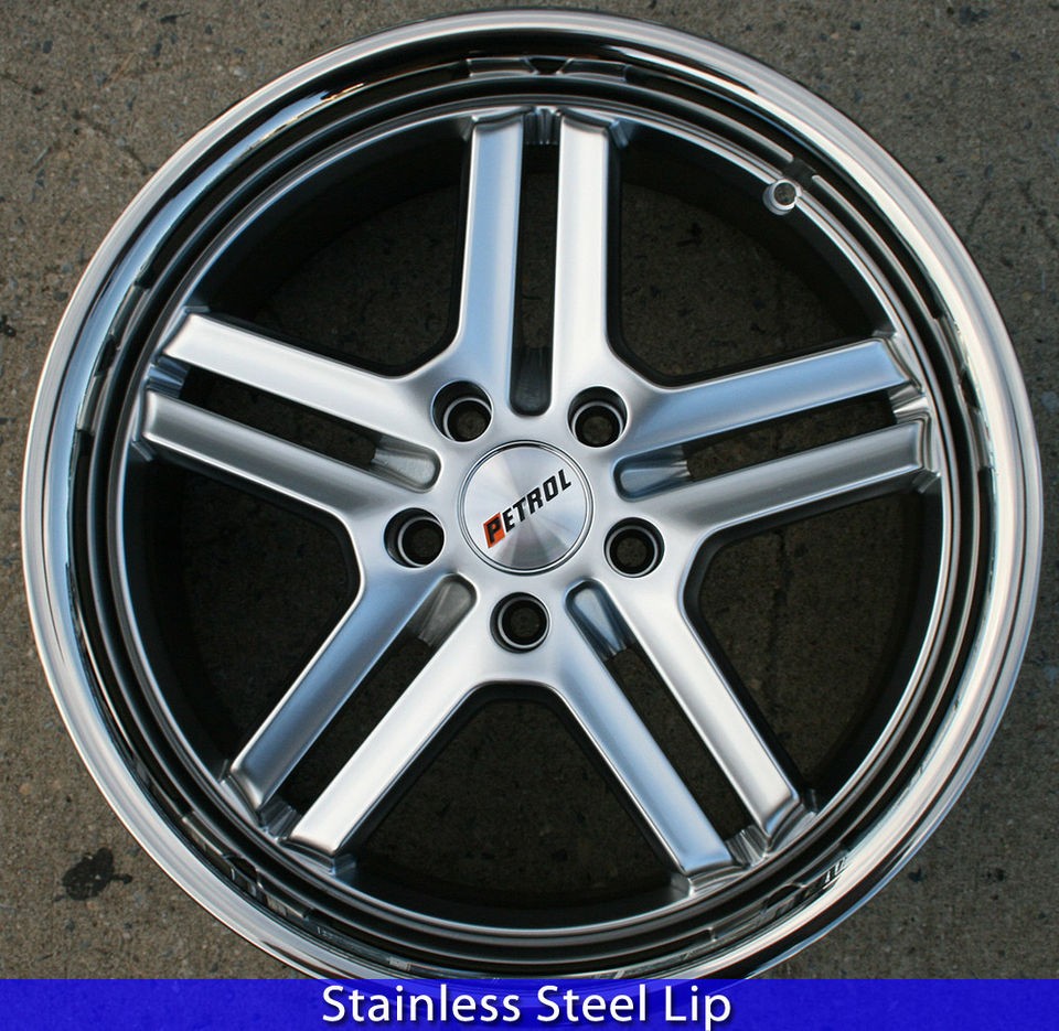 PETROL REACH 18 H SILVER RIMS WHEELS INFINITI M35 06 up / 18 X 8.0 5H 