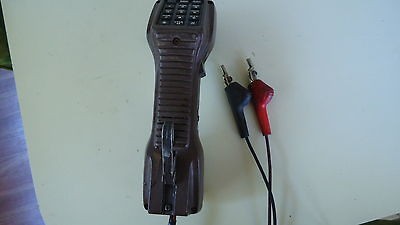 NICE RARE BROWN AMERITECH CMC BUTT SET TELEPHONE TESTER L@@K DATA SAFE 