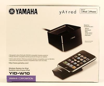 Yamaha Yid W10 Wireless Dock System for iPod/iPhone NEW