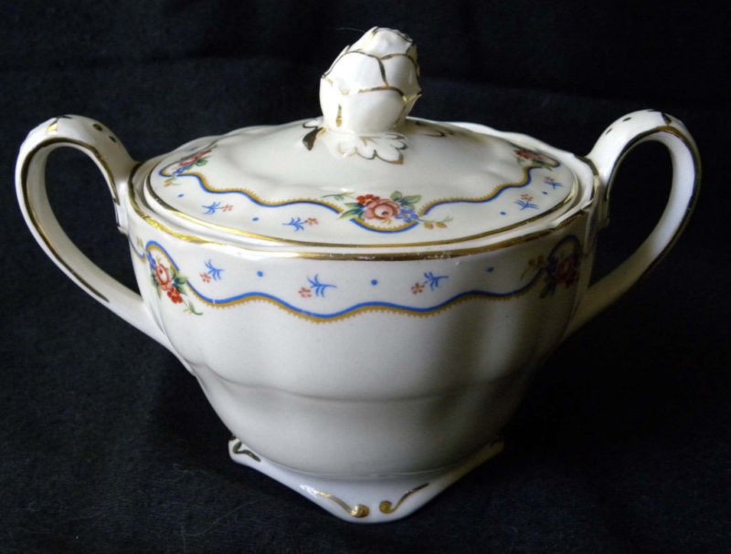 Royal Petal Huge Sugar Bowl Floral Marlborough Grindley