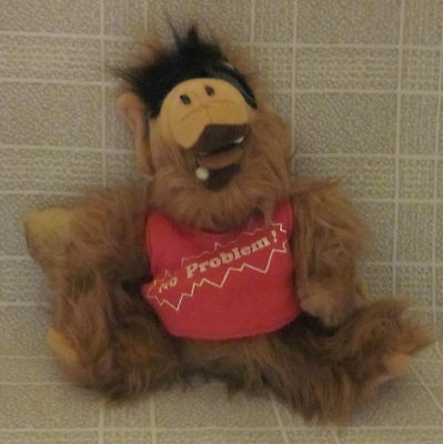 ALF ALIEN PLUSH DOLL NO PROBLEM SUNGLASSES MADE IN KOREA