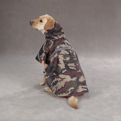 Guardian Gear Green Camo Dog Rain Jacket Coat XS XXL