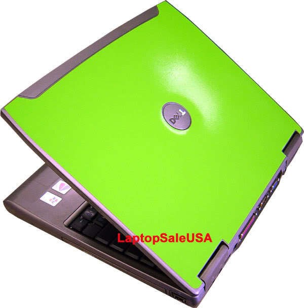 LIME GREEN DELL LATITUDE D600 Laptop Vinyl Skin Cover