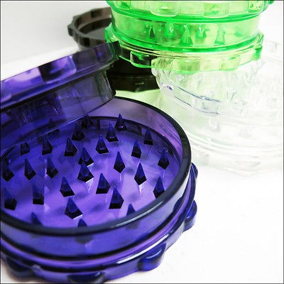 Bundle of 10 Heavy Duty SharkTooth Acrylic Herb Grinder ( G10 A)