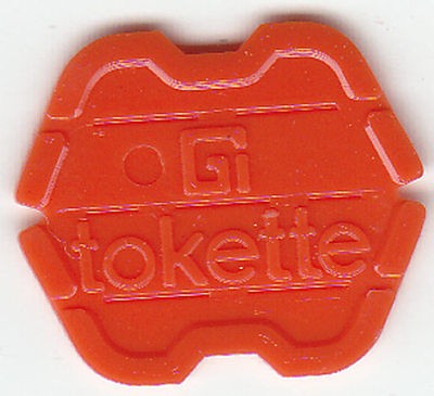   Greenwald GI Laundry Token / Tokette GREEN Type II Greenwald Tokettes