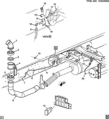 15714890 Engine Exhaust Brake 2003 2007 Gmc Topkick Chevrolet Kodiak 