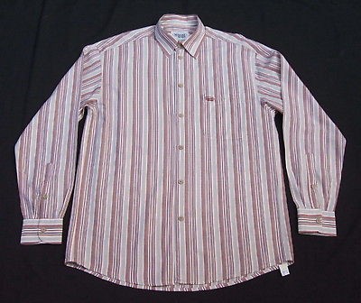 Vintgae MISSONI SPORT Men Casual Shirt Multicolor Stripes long sleeve 