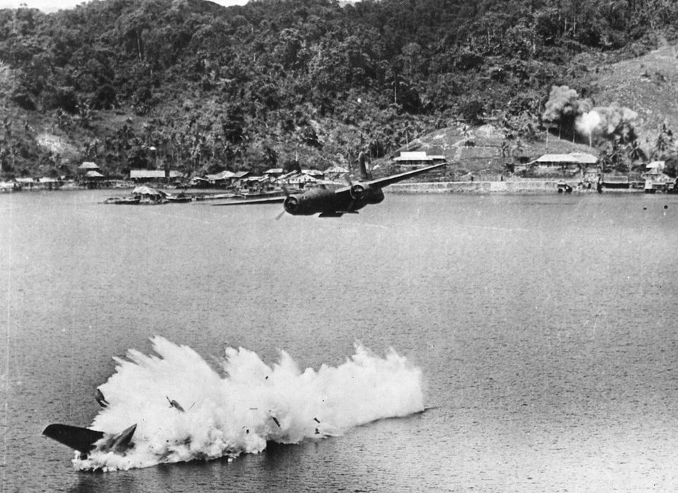 WWII Photo USAAF A 20 Havoc Crash Pacific WW2