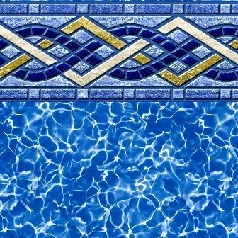 BRIGHTON ALL SIZES Above GROUND Beaded POOL Liner