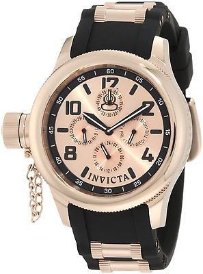 BRAND NEW Invicta Womens 1817 Russian Diver Rose Dial Black 