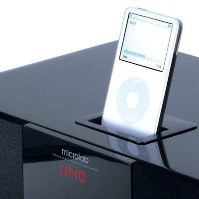   Hi Fi Large iPod Dock Docking Station Radio Speaker   Remote