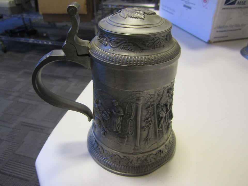 Vintage German Beer Stein Rein Zinn WMF