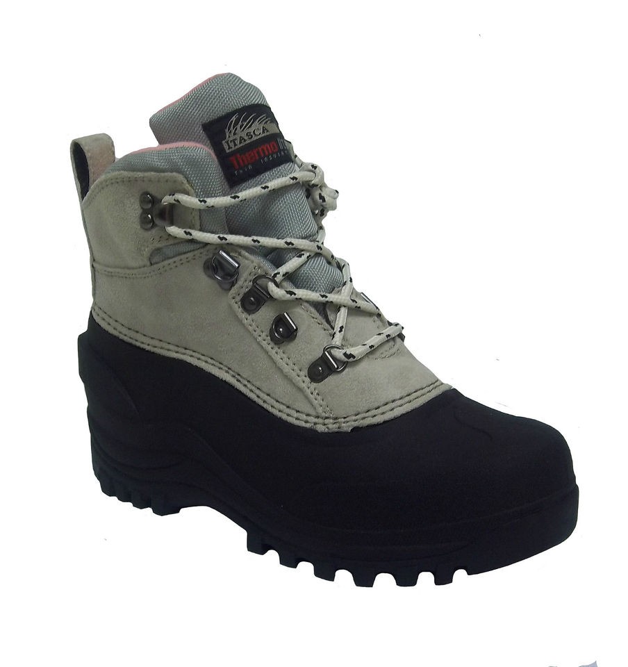 Itasca GRANITE PEAK 642071 Womens Beige Micro Suede Insulated Winter 