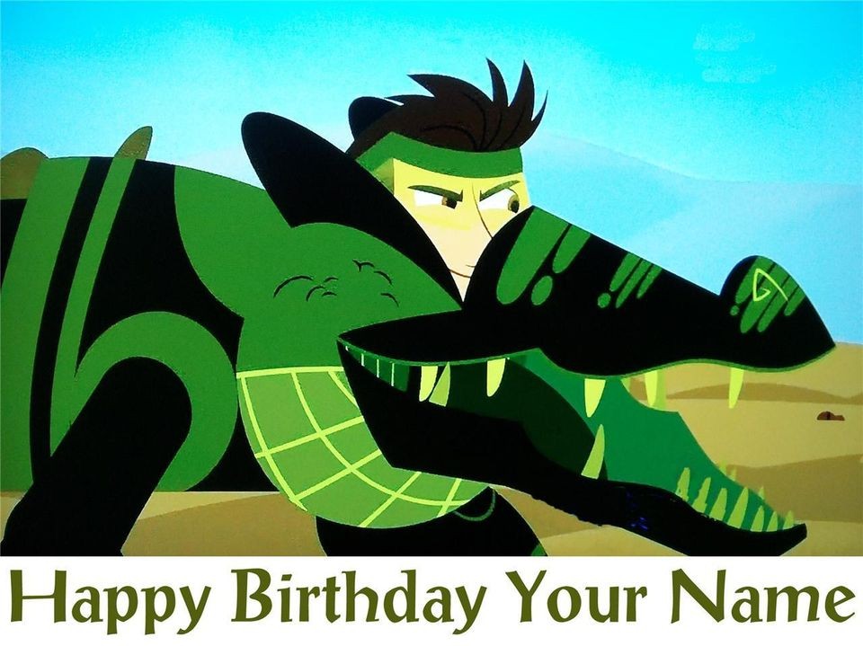 Wild Kratts   4  Edible Photo Cake Topper   Personalized   $3.00 