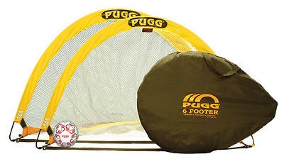 PUGG Portable Soccer Goals 6 Footers Pair w/ Bag NEW