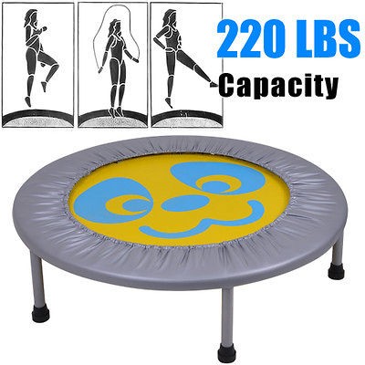 32 Aerobic Fitness Round Mini Trampoline Bouncer Rebounder Exercise 