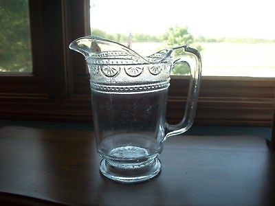 EAPG Bryce Higbee Ida 1800s Pattern Large Pitcher