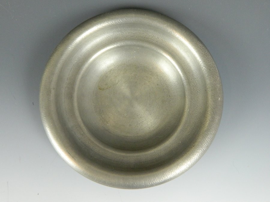 ANTIQUE VINTAGE SCANDIA TENN KARLSHAMN PEWTER BOWL SWEDEN 6D   FAST 