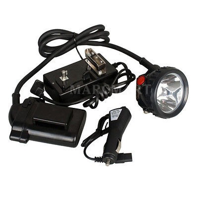 5W 25000 LUX LED Miner Headlamp Light Mining Headlight