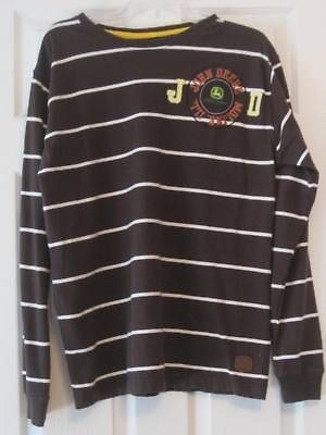 John Deere LS JERSEY BROWN STRIPED Licensed Product