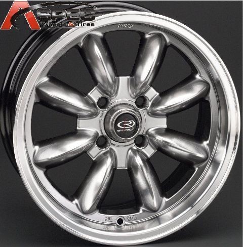 ROTA RB 16X8 4X114.3 ET10 73.1 HYPER BLACK RIM WHEELS