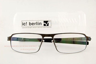   IC BERLIN Eyeglasses Frames Model Ibrahim H. Color Graphite for Men