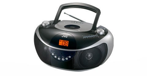 JVC RD EZ11 CD Portable Boom Box with CD Player, AM/FM Tuner and  