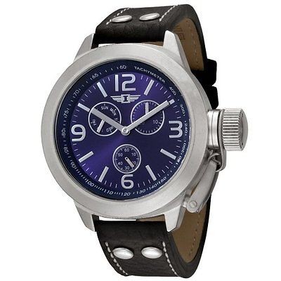 By Invicta Mens 70113 004 Multi Function Stainless Steel Black 