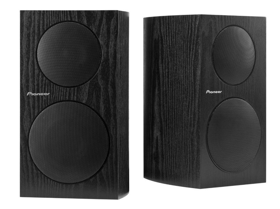   Pair Audio Sound System Home Theater Stereo Bookshelf 2 Way 80W