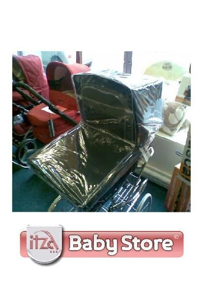 NEW RAINCOVER TO FIT SILVER CROSS KENSINGTON PRAM   TOP QUALITY + FREE 