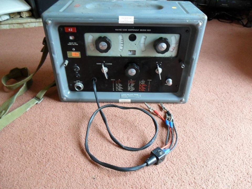 VINTAGE Large Wayne Kerr Component Bridge Tester   Type B 521