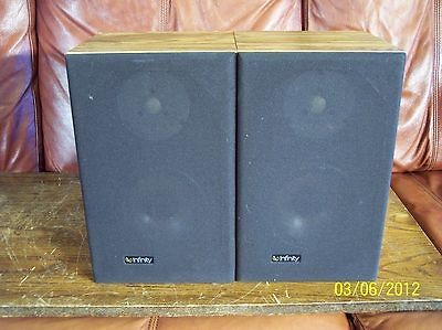 INFINITY BOODKSHELF SPEAKERS   MODEL RS 10