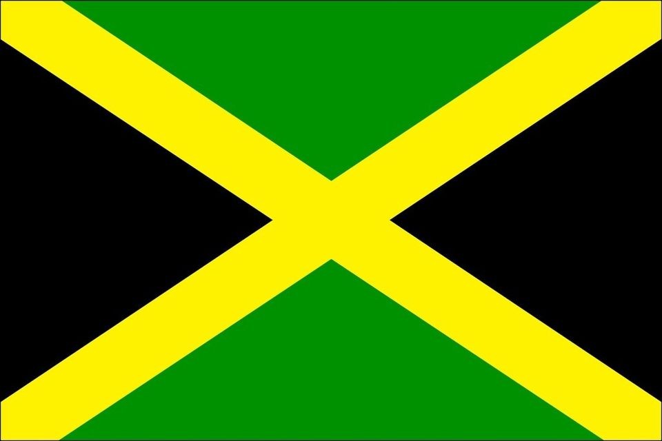 JAMAICAN JAMAICA LARGE NATIONAL FLAG 5X3FT 5X3 NEW PACKED EYELETS 