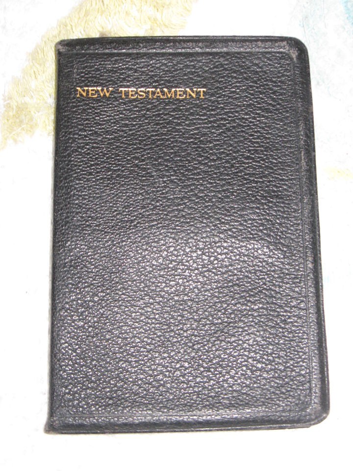 Vintage New Testament Bible Pocket 1930s Inscribed McMullen 