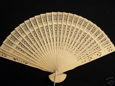 SANDLEWOOD FAN Civil War SASS LADY DRESS REENACTOR 1860