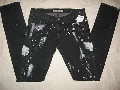 NWT J BRAND JEANS SZ 29 X 33.5 PENCIL LEG PABLO PAINT SPLATTERED 