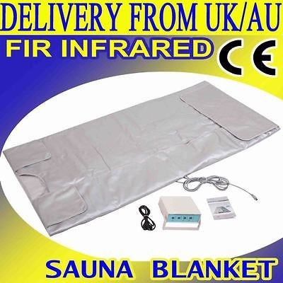 SAUNA FIR FAR INFRARED SAUNA BLANKET SLIMMING BODY DETOX PORTABLE 