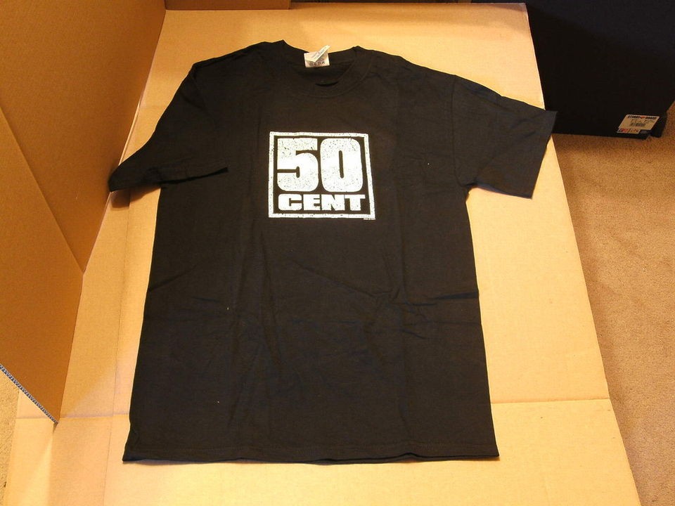 New 50 Cent T Shirt Large M L Medium Large Mens Tee Med Fifty Rap I