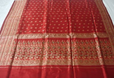 NEW WEDDING BRIDAL VINTAGE BANARASI SILK SAREE BELLY DANCE LENGHA 