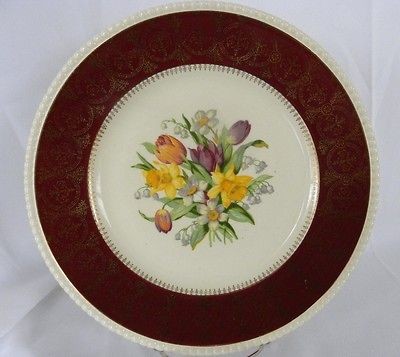 Simpsons Potteries Solian Ware Colbridge 749 Spring Floral Plate