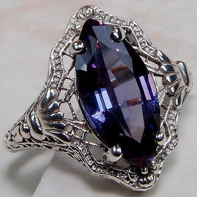 Alexandrite Jewelry in Vintage & Antique Jewelry