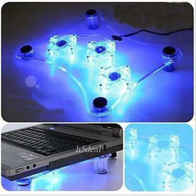 usb 3 led fan light laptop noteboo k cooler cooling